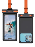 IPX8 Waterproof Phone Case with Underwater Touchscreen Capability, Compatible with Mobile Phones Up to 7.0 Inches